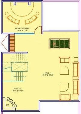  golf country villas Floor Plan Basement Floor Plan