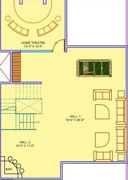 Second Floor Plan golf country villas Floor Plan Second Floor Plan