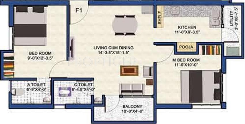 Shree Saravana Flats (2BHK+2T (1,012 sq ft) Pooja Room 1012 sq ft) Shree Saravana Flats (2BHK+2T (1,012 sq ft) Pooja Room 1012 sq ft)