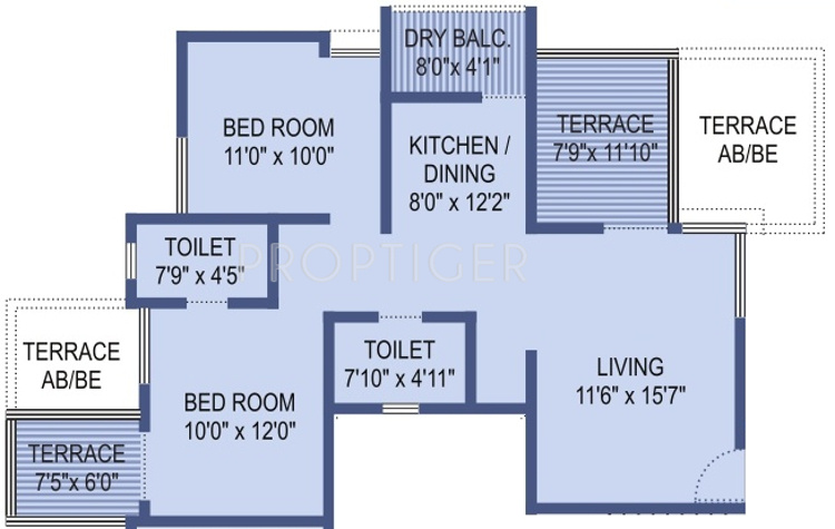 Kalashree Rivera (2BHK+2T (982 sq ft) 982 sq ft) Kalashree Rivera (2BHK+2T (982 sq ft) 982 sq ft)