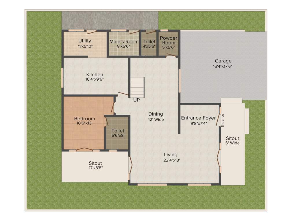 Prestige Glenwood (4BHK+5T (3,662 sq ft)   Servant Room 3662 sq ft)