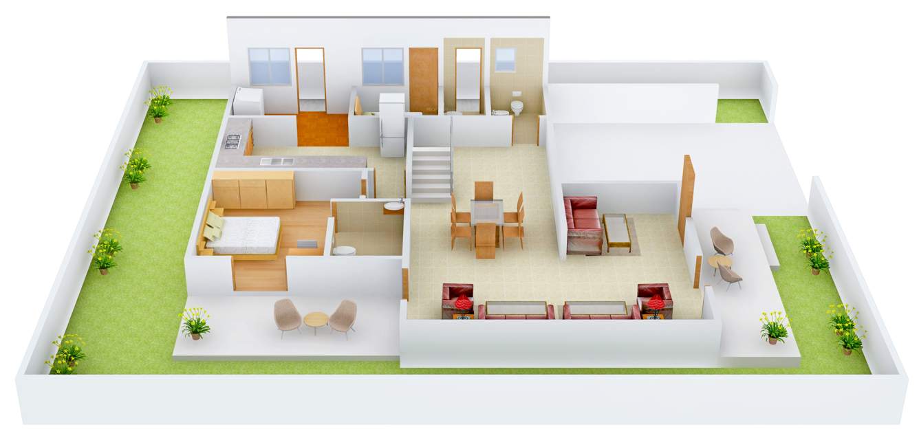 Prestige Glenwood (4BHK+5T (3,662 sq ft)   Servant Room 3662 sq ft)