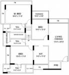 Progressive Highness (3BHK+3T (1,200 sq ft) 1200 sq ft) Progressive Highness (3BHK+3T (1,200 sq ft) 1200 sq ft)