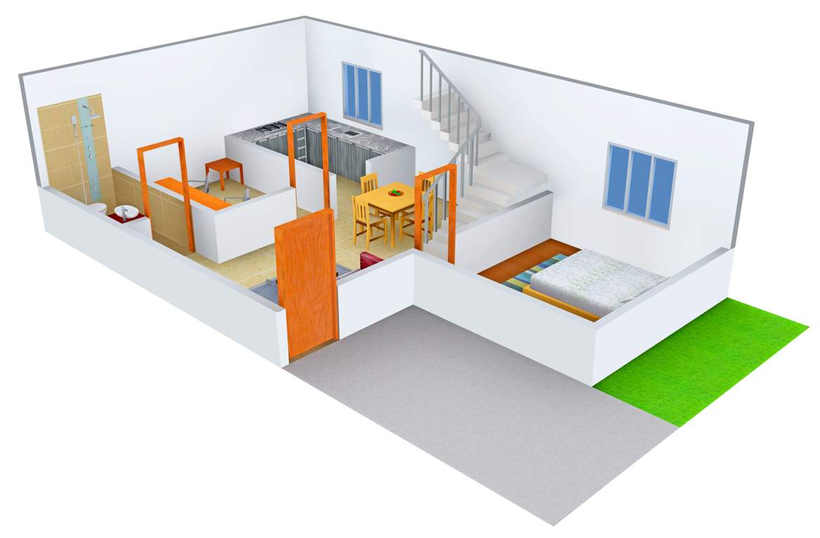 Sai Sun Palm Orchard (3BHK+3T (1,423 sq ft)   Study Room 1423 sq ft)