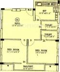 Bhavani Builders Chennai Anu Flats (2BHK+2T (914 sq ft) 914 sq ft)