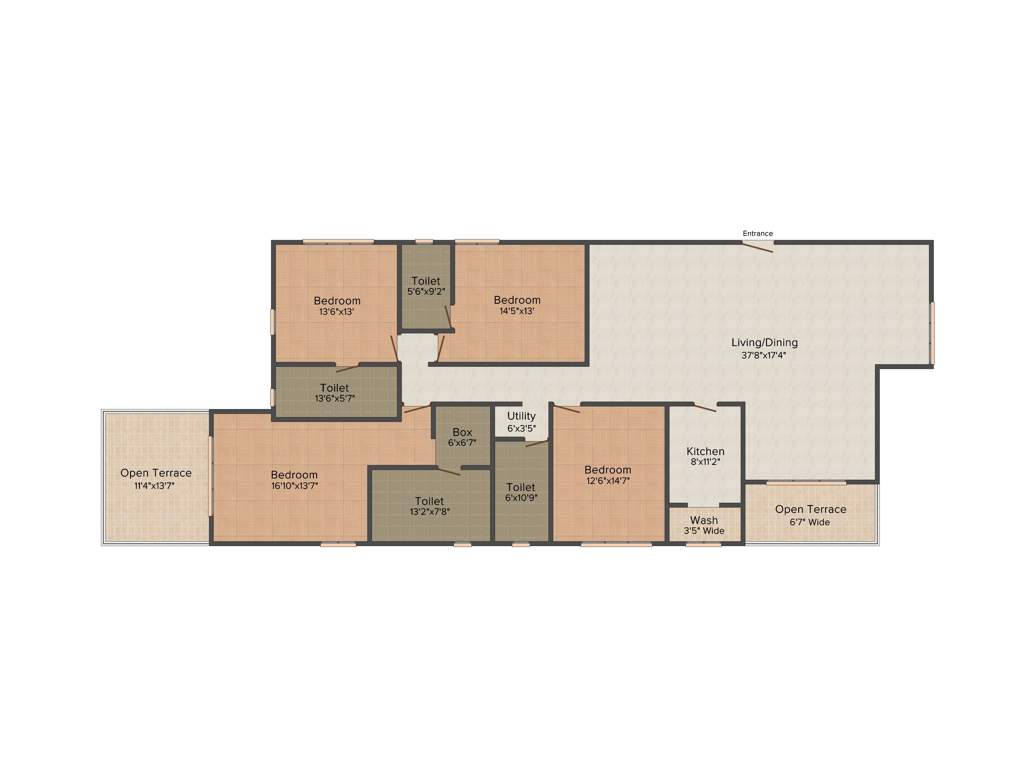 Unimark Ramsnehi Unimark Tower (4BHK+4T (3,654 sq ft) 3654 sq ft)