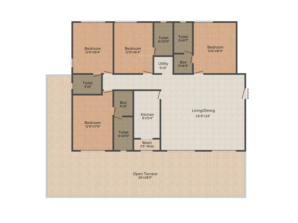 Unimark Ramsnehi Unimark Tower (4BHK+4T (4,044 sq ft) 4044 sq ft)