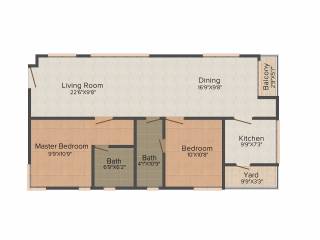 Sunway Neville (2BHK+2T (1,161 sq ft) 1161 sq ft) Sunway Neville (2BHK+2T (1,161 sq ft) 1161 sq ft)