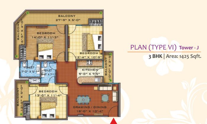srishti Floor Plan Floor Plan