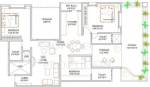 Floor Plan (3BHK+3T) Chintamani Shree Chintamani Park Floor Plan (3BHK+3T)
