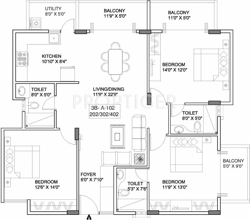 Alisha Crystal Dew (3BHK+3T (1,690 sq ft) 1690 sq ft) Alisha Crystal Dew (3BHK+3T (1,690 sq ft) 1690 sq ft)