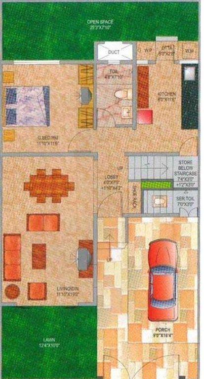 Naiknavare Swarvihar (3BHK+3T (1,533 sq ft) 1533 sq ft)