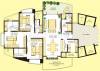Marvel Citrine (3BHK+3T (1,935 sq ft) + Servant Room 1935 sq ft)