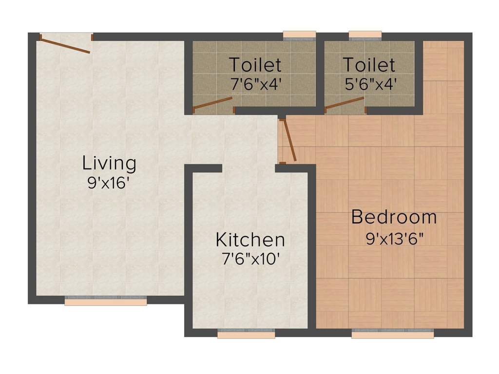 Mehta Harmony (1BHK+1T (645 sq ft) 645 sq ft)