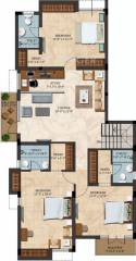 VME Hexad (5BHK+5T (3,762 sq ft)   Study Room 3762 sq ft)