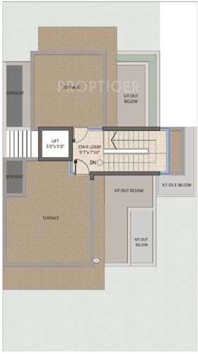 Sukritha Aaroha Villa (4BHK+4T (4,638 sq ft)   Servant Room 4638 sq ft)