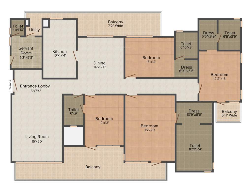 Krrish Ibiza Town (4BHK+4T (4,000 sq ft) 4000 sq ft)