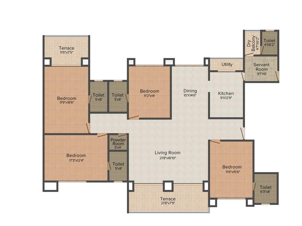 Kool Homes Galaxy (4BHK+4T (2,780 sq ft) 2780 sq ft)
