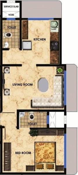 Maitree Avalon Paradise (1BHK+1T (700 sq ft) 700 sq ft)