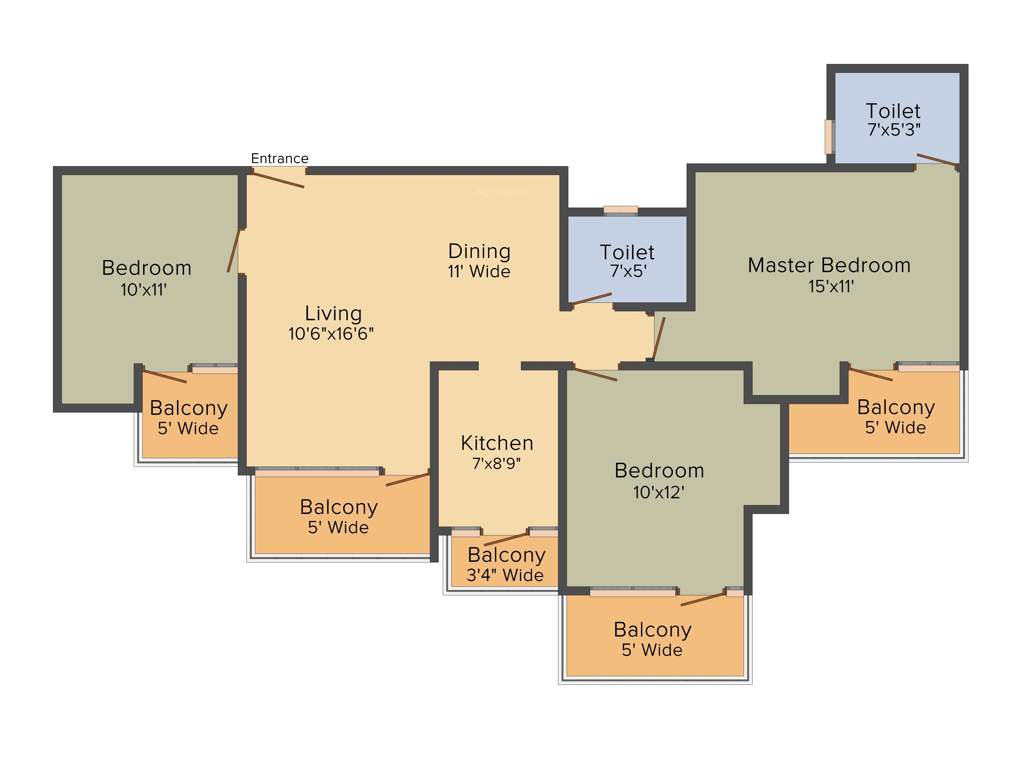 Patel Neo Town (3BHK+2T (1,440 sq ft) 1440 sq ft)