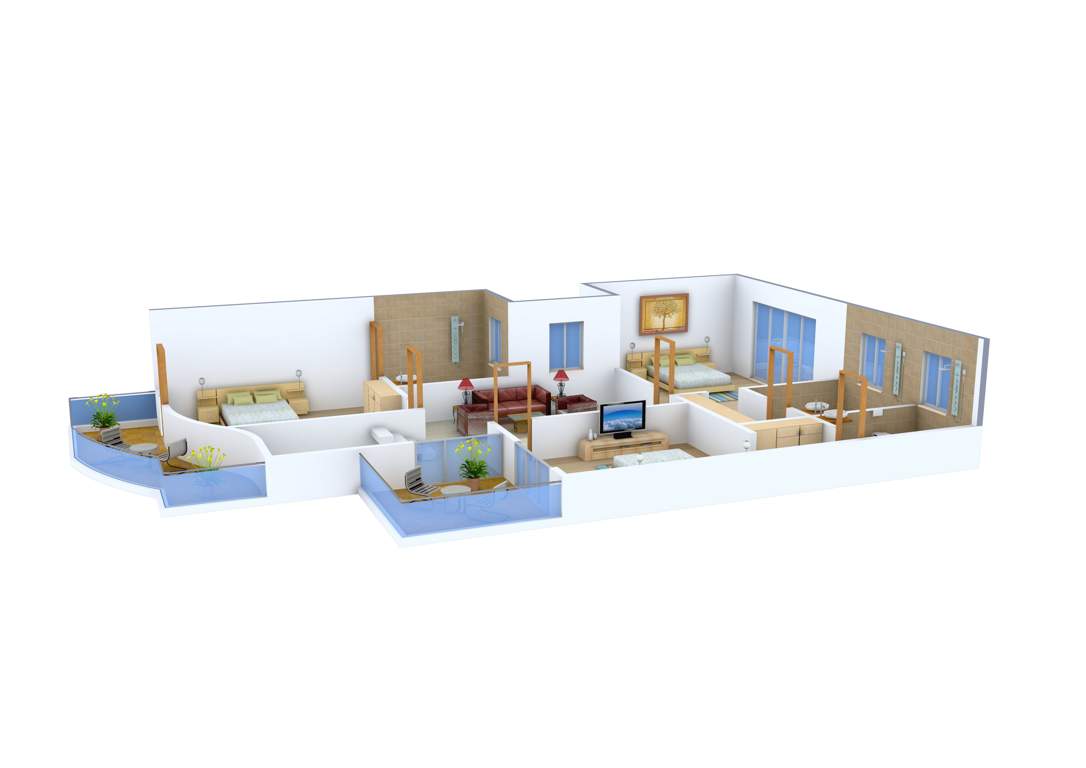 SS Aaron Ville (4BHK+4T (2,340 sq ft) 2340 sq ft)