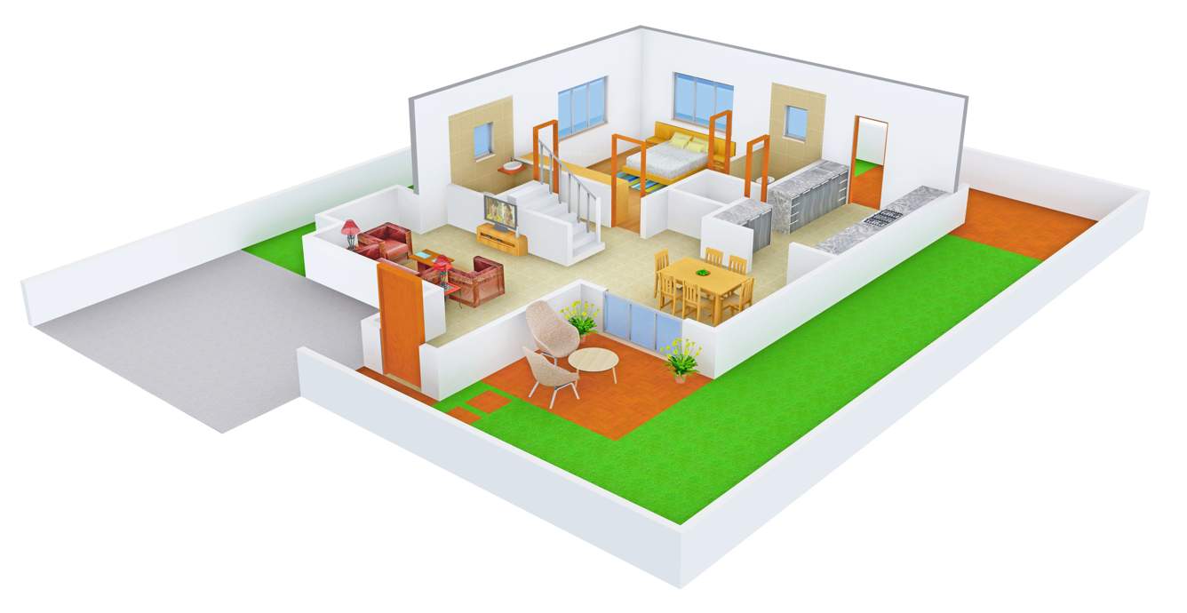 India Greenland the Eco Village (3BHK+3T (1,700 sq ft) 1700 sq ft)