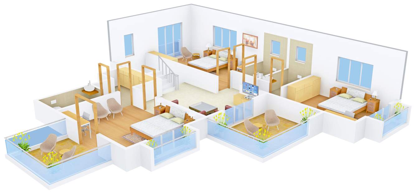 India Greenland the Eco Village (4BHK+4T (2,275 sq ft) 2275 sq ft)