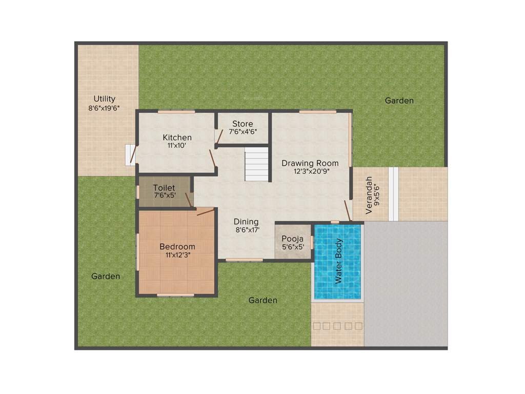 India Greenland the Eco Village (4BHK+4T (3,250 sq ft) 3250 sq ft)