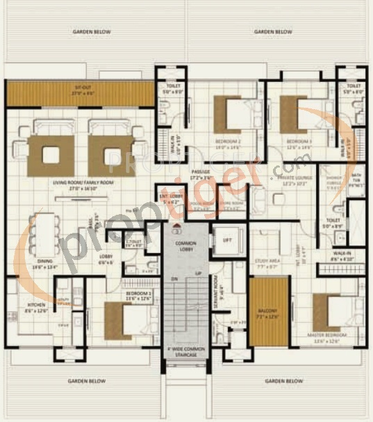 Pride Wilasa (4BHK+4T (3,517 sq ft) 3517 sq ft)