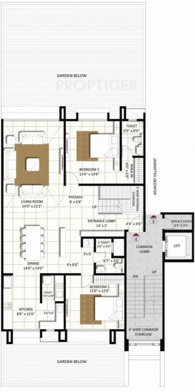 Pride Wilasa (4BHK+5T (3,621 sq ft) 3621 sq ft)