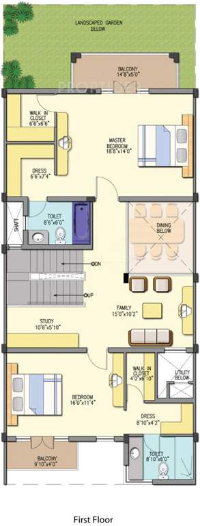 Vaswani Bella Vista (4BHK+5T (3,690 sq ft) + Study Room 3690 sq ft)
