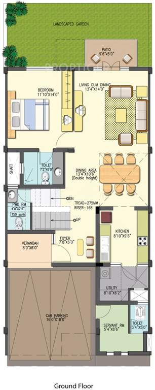 Vaswani Bella Vista (4BHK+5T (3,690 sq ft) + Study Room 3690 sq ft)