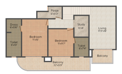 Upper Level Duplex Plan faridabad eye Floor Plan Upper Level Duplex Plan