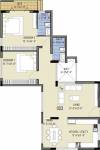 Floor Plan (2BHK+2T (1,850 sq ft) 1850 sq ft) Millennia Ventures Grandeur Floor Plan (2BHK+2T (1,850 sq ft) 1850 sq ft)