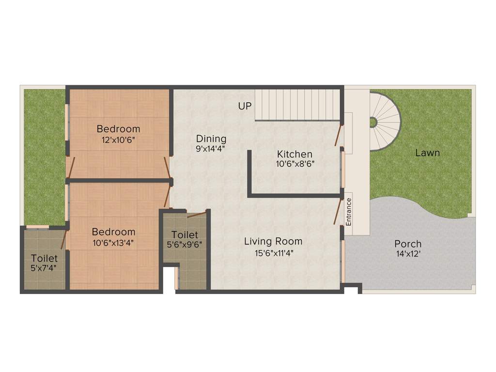 Neoteric Gulmohar City (4BHK+4T (2,000 sq ft) 2000 sq ft)