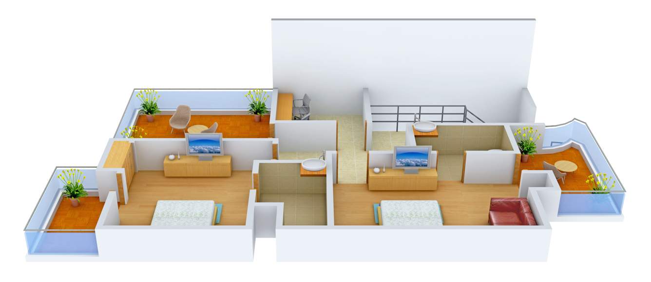 Neoteric Gulmohar City (4BHK+4T (2,000 sq ft) 2000 sq ft)