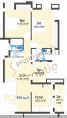 Oracle Oracle Residency (2BHK+2T (1,095 sq ft) 1095 sq ft)