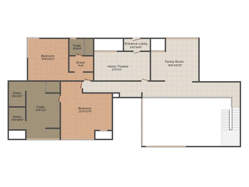 Marvel Kyra (4BHK+4T (4,665 sq ft) + Servant Room 4665 sq ft)