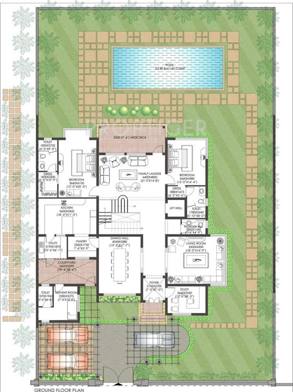 Jaypee Estate Homes (6BHK+6T (7,200 sq ft)   Study Room 7200 sq ft)
