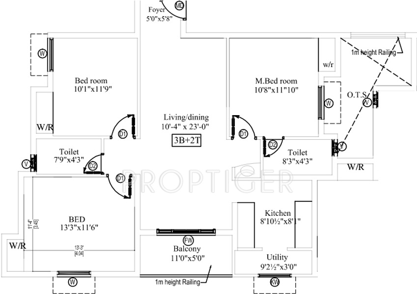 Marutham Breeze (3BHK+2T (1,333 sq ft) 1333 sq ft) Marutham Breeze (3BHK+2T (1,333 sq ft) 1333 sq ft)