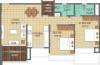 Pharande Woodsville (2BHK+2T (1,090 sq ft) 1090 sq ft)