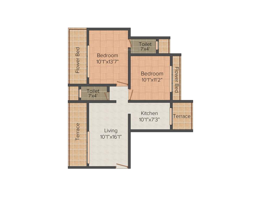 Sai Sumukha (2BHK+2T (1,170 sq ft) 1170 sq ft)