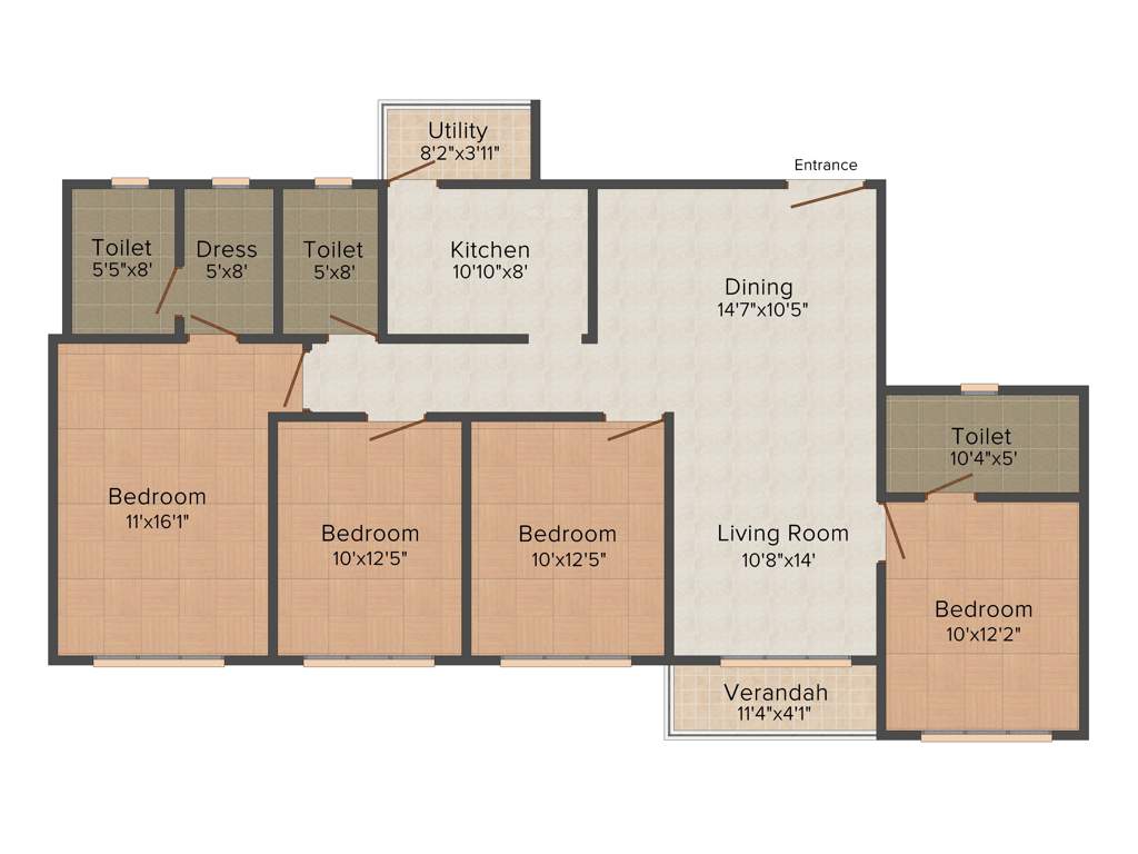 Ideal Ideal Niketan (4BHK+4T (1,890 sq ft) 1890 sq ft)