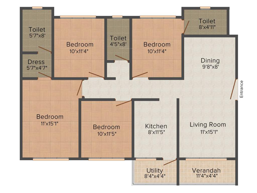 Ideal Ideal Niketan (4BHK+4T (1,730 sq ft) 1730 sq ft)