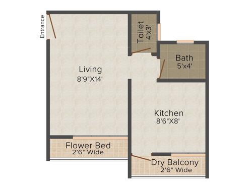 HDIL Paradise City (1BHK+2T (335 sq ft) 335 sq ft) HDIL Paradise City (1BHK+2T (335 sq ft) 335 sq ft)