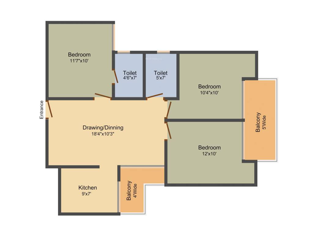 Manju Red Apple residency (3BHK+2T (1,150 sq ft) 1150 sq ft) Manju Red Apple residency (3BHK+2T (1,150 sq ft) 1150 sq ft)