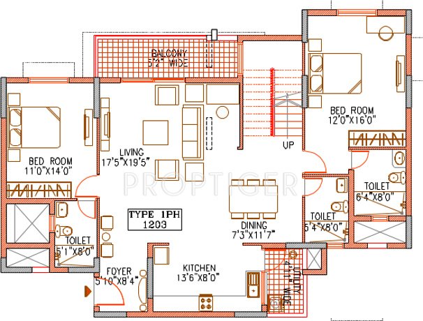 Plama Heights (4BHK+5T (2,744 sq ft) 2744 sq ft)