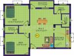 MS Sarvesh (2BHK+2T (1,145 sq ft) 1145 sq ft)