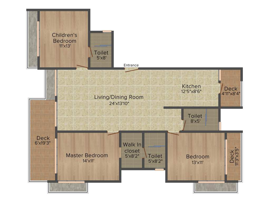Unicca Emporis (3BHK+3T (1,791 sq ft) 1791 sq ft)