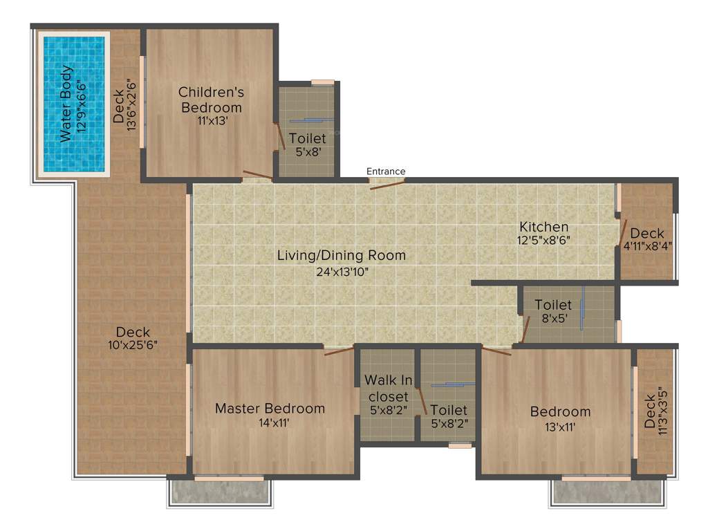Unicca Emporis (3BHK+3T (2,194 sq ft) 2194 sq ft)